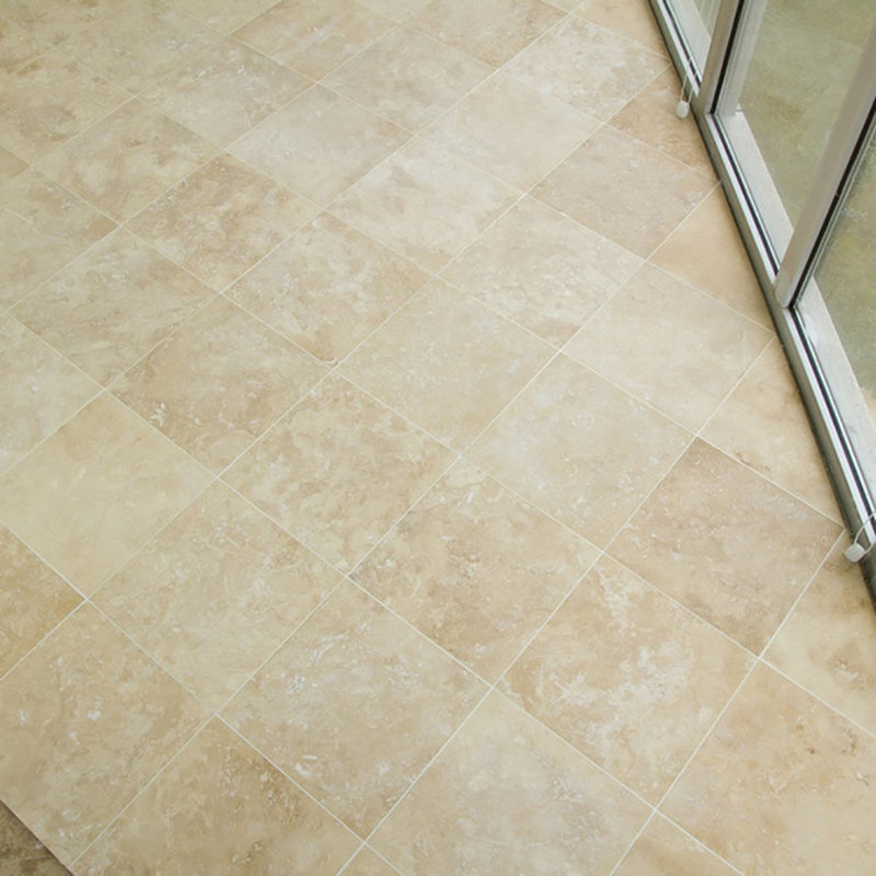 Villohome 12" x 12" Travertine Field Tile Wayfair